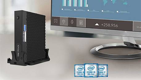 What happens when a desktop computer is replaced by a mini computer?