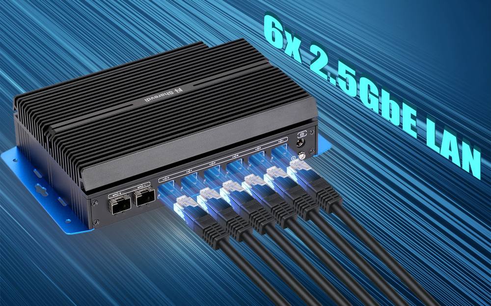 6x 2.5GbE LAN