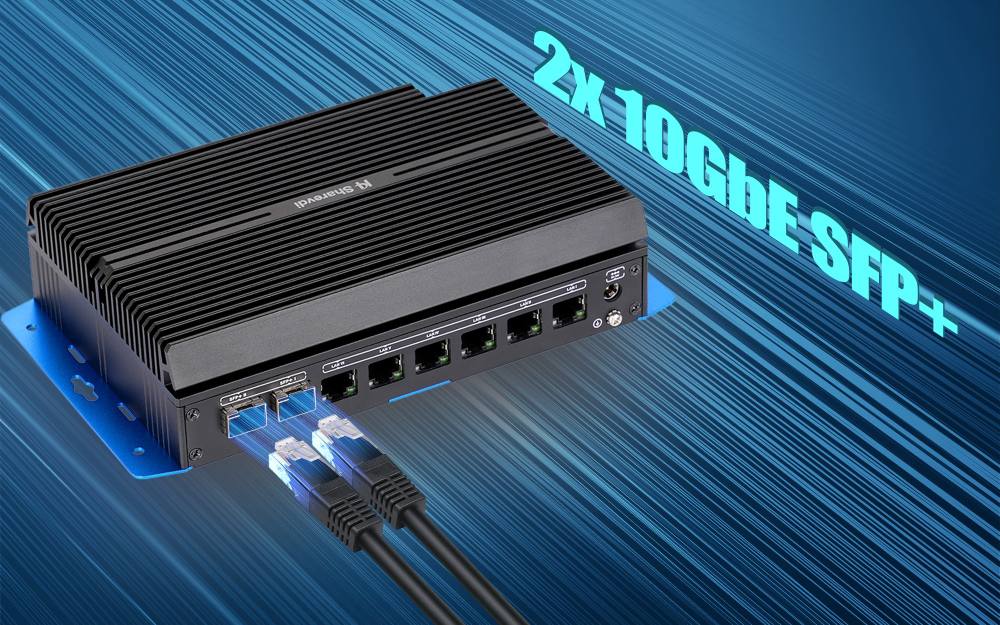 2x 10GbE SFP+