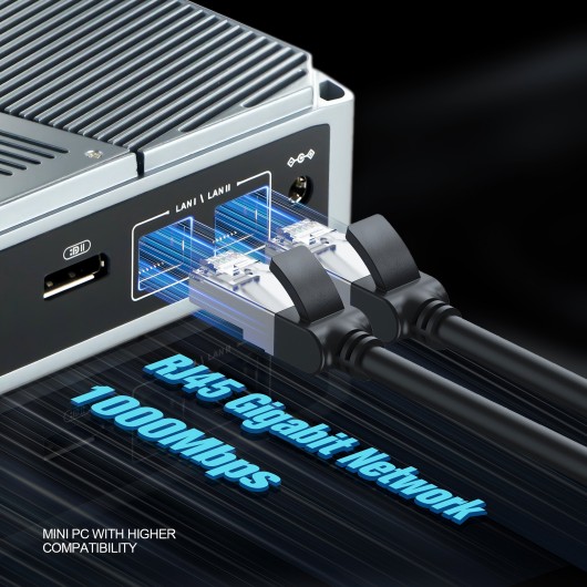 Dual Gigabit Ethernet Ports