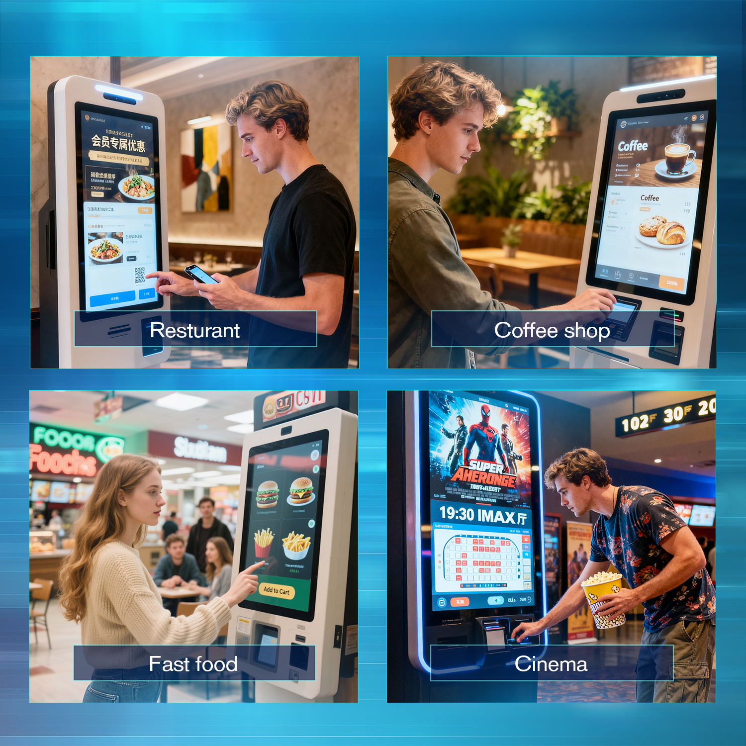Self-ordering KIOSK Use Cases & Benefits