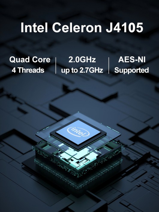 Pfsense Mini PC with Celeron J4105 in NUC Design