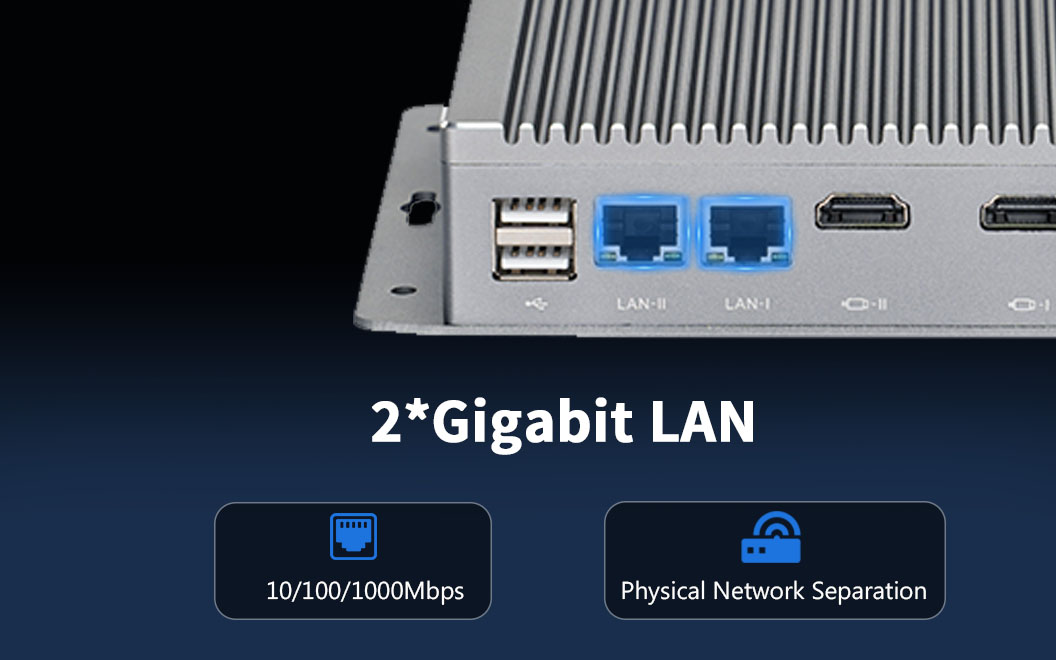 Dual Isolated Gigabit Ethernet