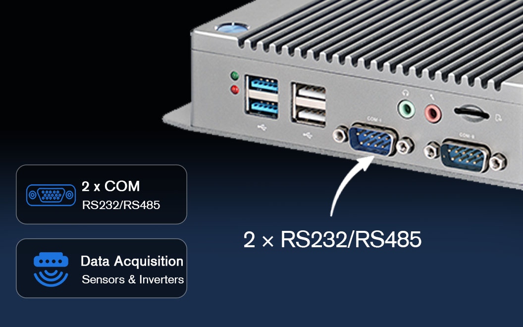 2 RS232 for Industrial Serial Collection