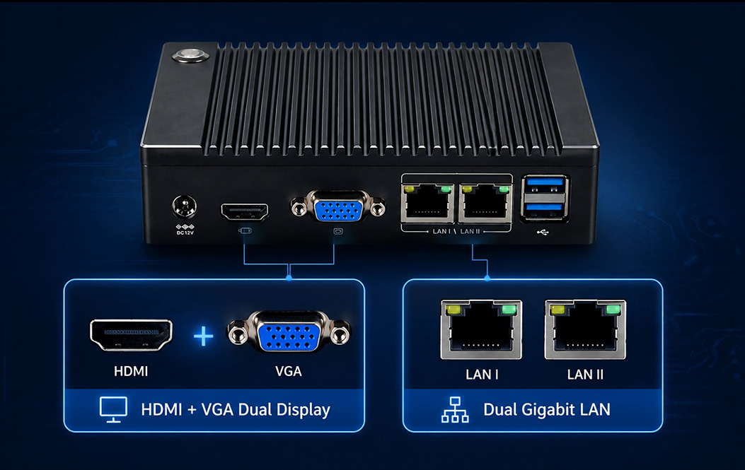 Dual Display & Dual LAN