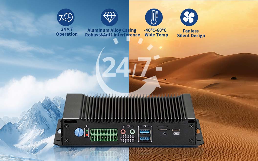 Fanless Rugged Design