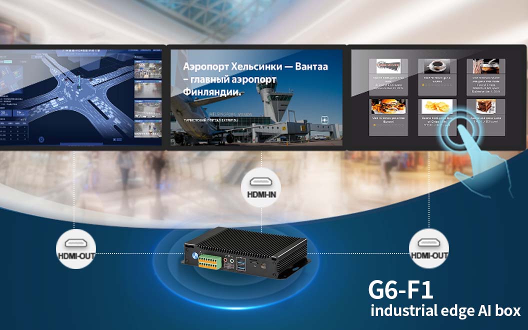HDMI input and output