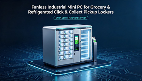 Fanless Industrial Mini PC for Grocery & Refrigerated Click & Collect Pickup Lockers