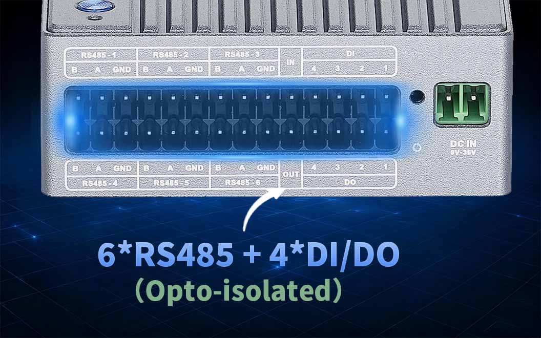 Opto‑Isolated RS485 & DI/DO