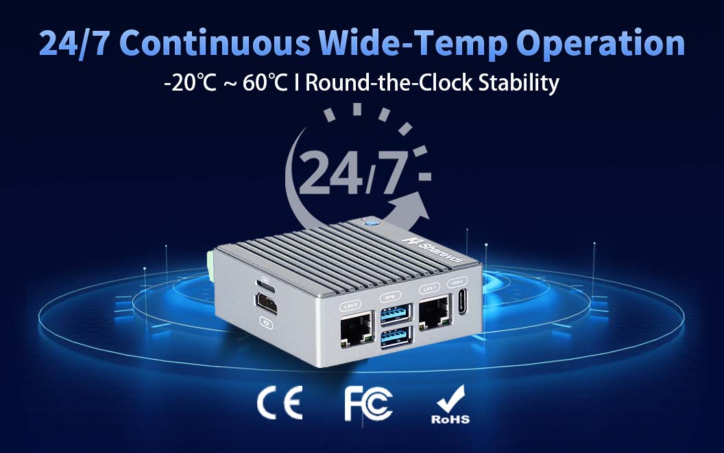 24/7 Wide‑Temp Reliability
